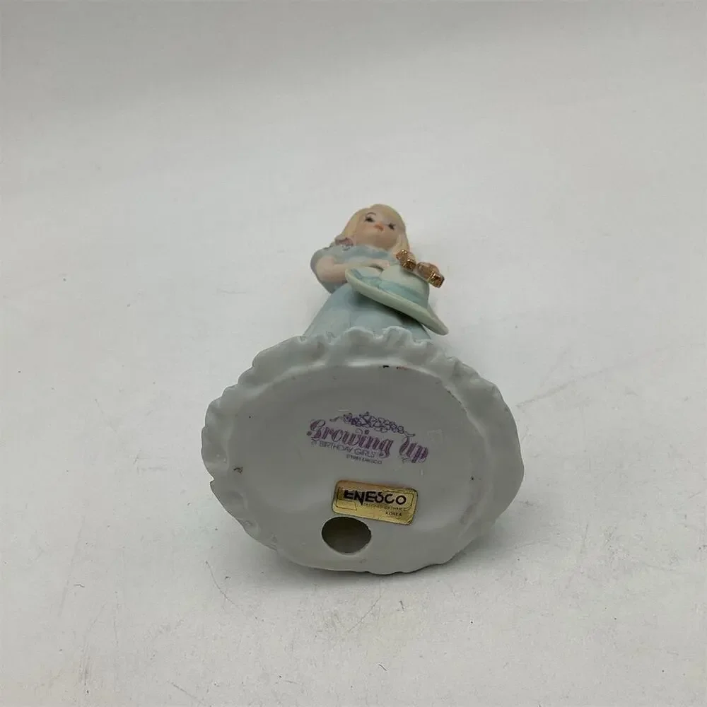 Vintage Enesco Growing Up‎ Girls Age 14 Figurine 1981 Multicolor